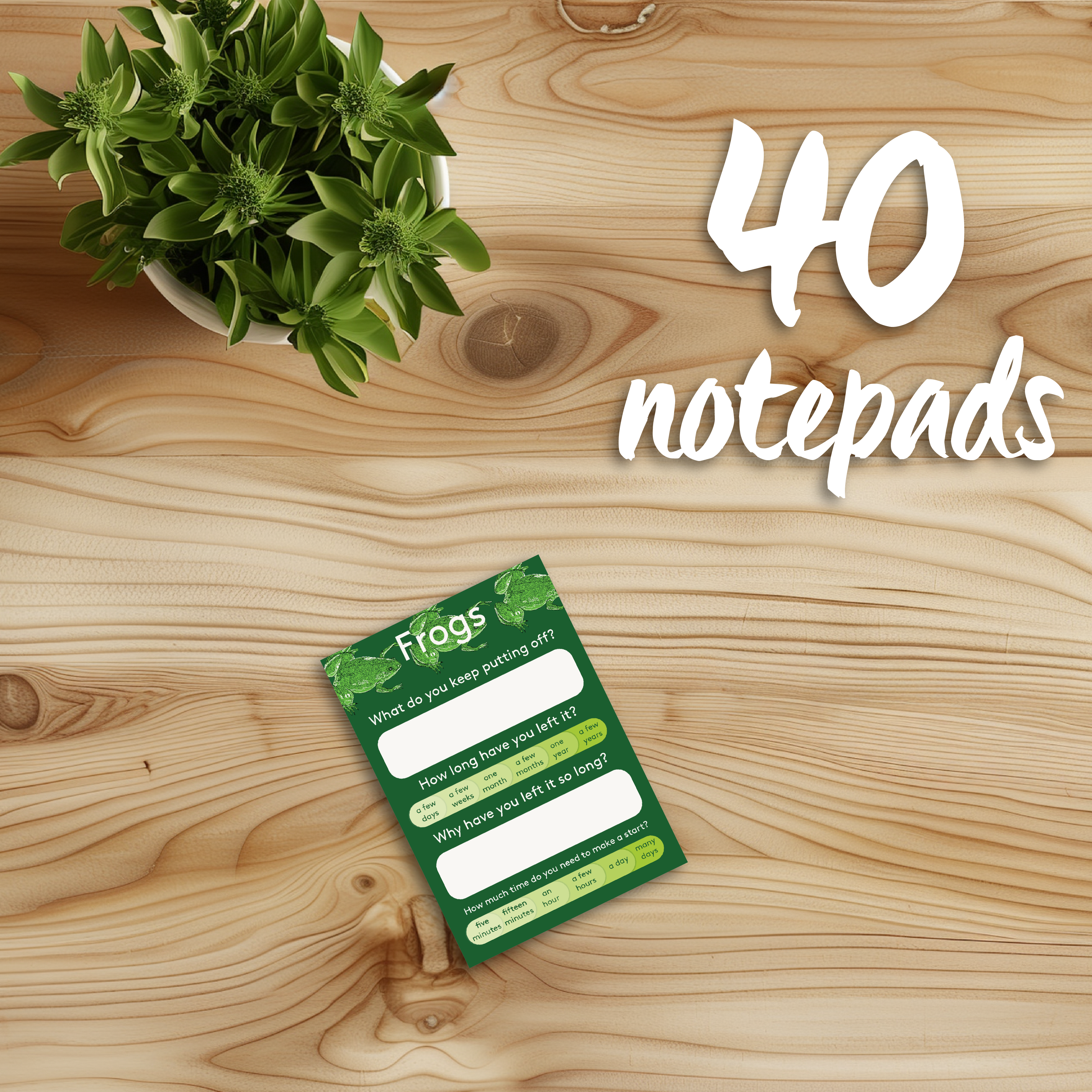 Frog notepad