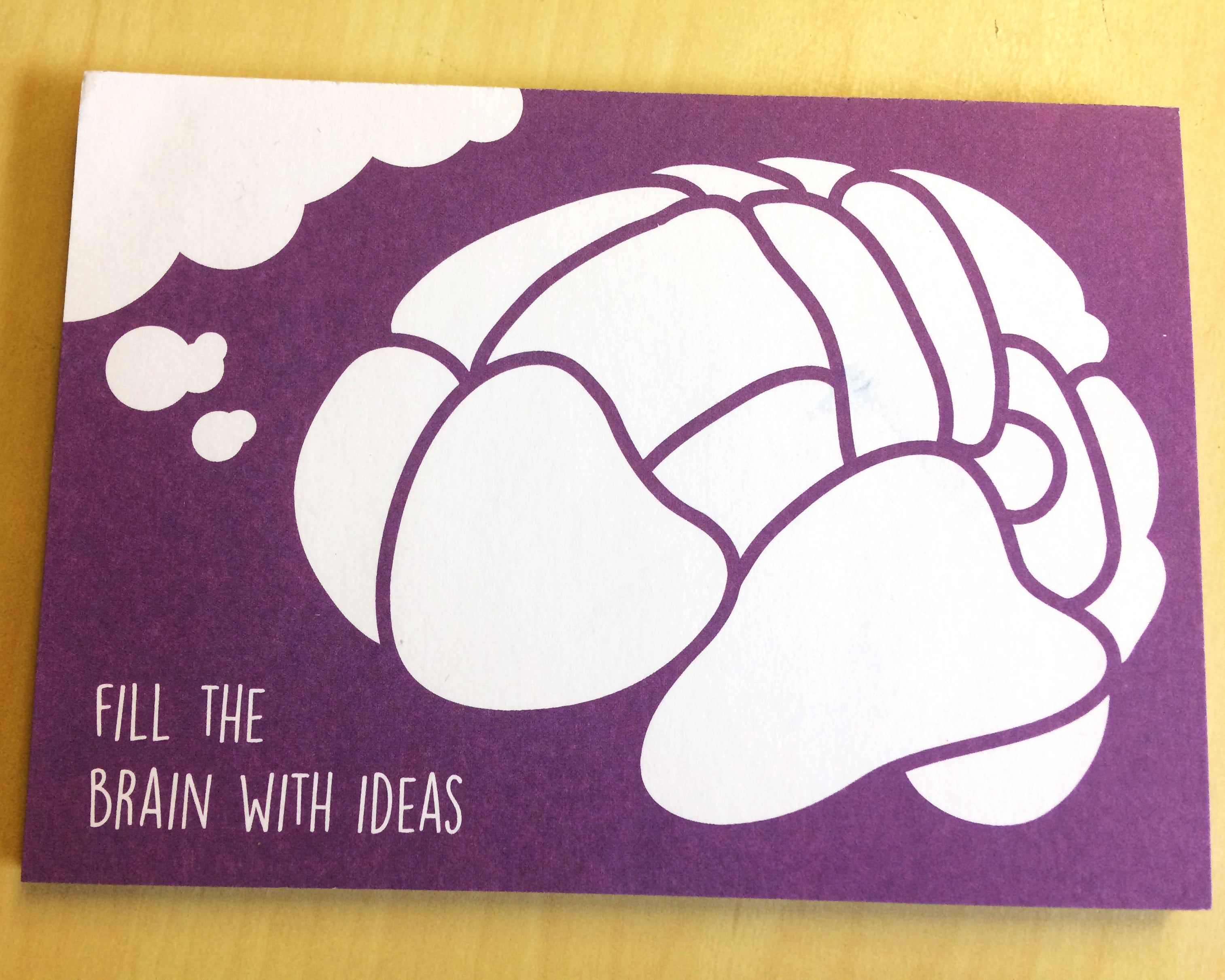 Brainstorm notepad