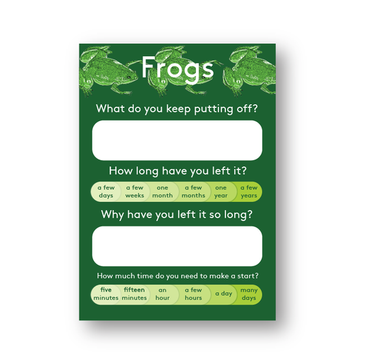 Frog notepad